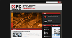 Desktop Screenshot of pctechsupportpros.com